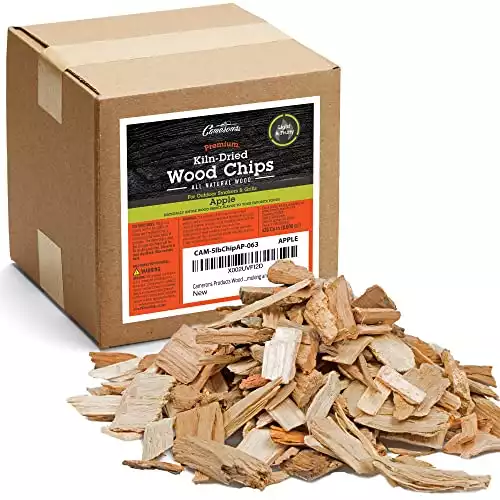 Apple Wood Chips, 5 Pound Box